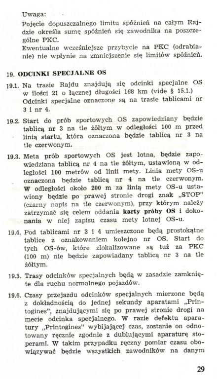 Rajd Stomil - 1976r